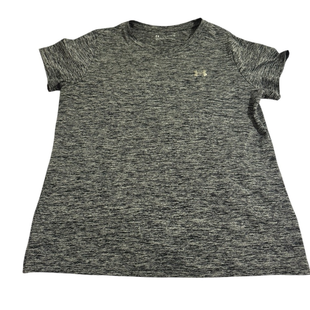 Under Armour Black and Gray HeatGear Top